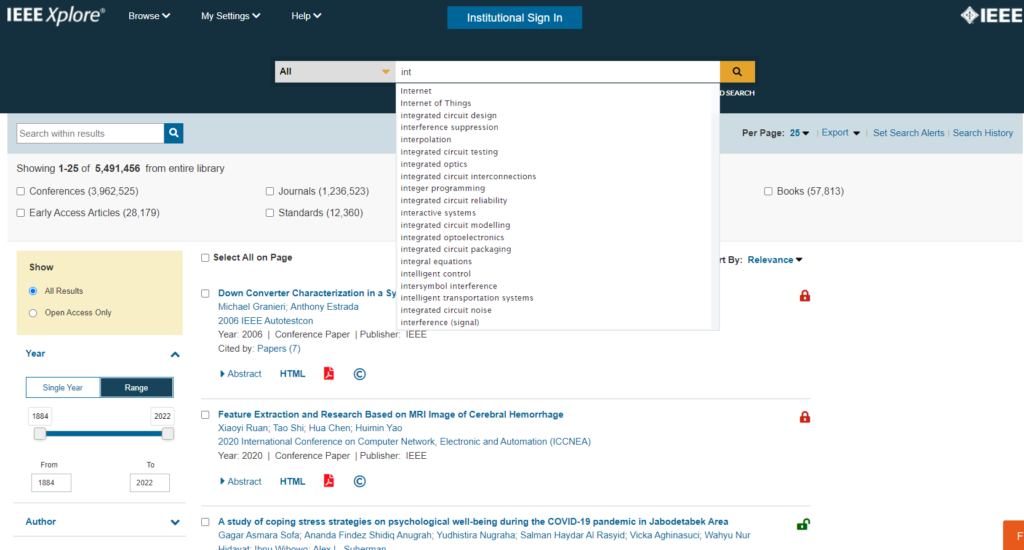 IEEE Xplore Digital Library: solidní přístup k vědeckému a technickému materiálu