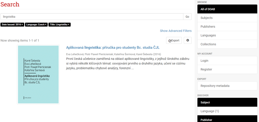 DOAB: Přes 50 tisíc recenzovaných vědeckých e-knih na dosah ruky