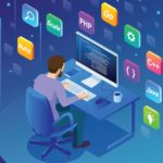 illustration-of-a-programmer-sitting-in-front-of-a-computer-with-boxes-that-contain-different-programming-languages-names-around-him