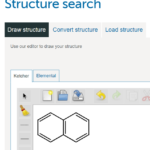 Snímek obrazovky chemspider.com