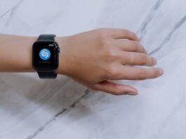 Person Wearing Black Apple Watch